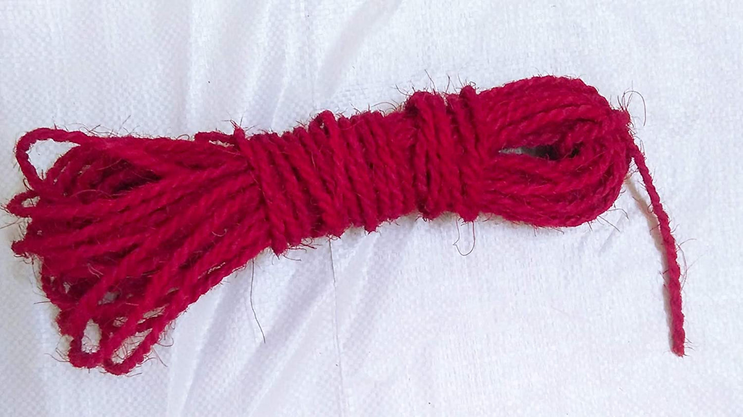 Mats Avenue Red Coir Rope (4mm, 20 Meter)