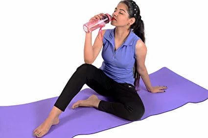 Kushuvi Anti-Skid 6 Feet Long Extra Thick Yoga Mat (Purple)