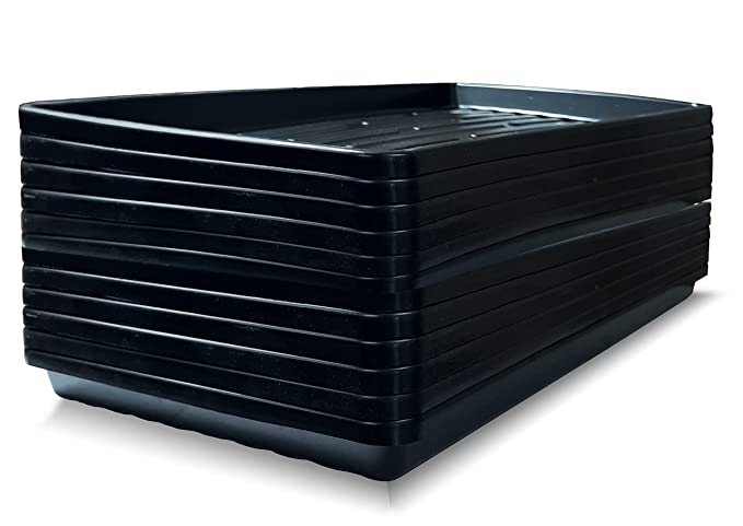 Pindfresh Microgreens & Wheat Grass Trays (Black)