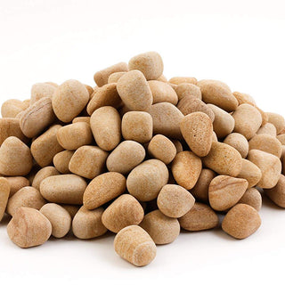 StoneForever Golden Teak Extra Small Stones (0.9 Kg, 0.5-1 Inches)