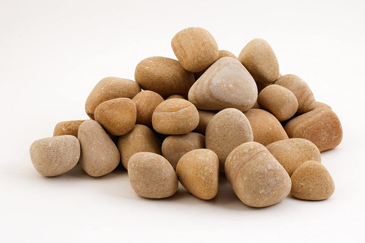 StoneStories Golden Teak Stones (5 Kgs, 1-2 Inches)