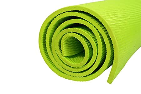 Buy Anti-Skid 6 Feet Long Thick Yoga Mat (Green, 4mm) at Best Price in India