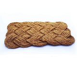 Mats Avenue Hand Made Earth Natural Lovers Knot Coir Door Mat (40 x 60cm)