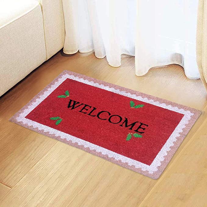 Mats Avenue Multicolor Coir Printed Door Mat (45x75cm), Set of 1