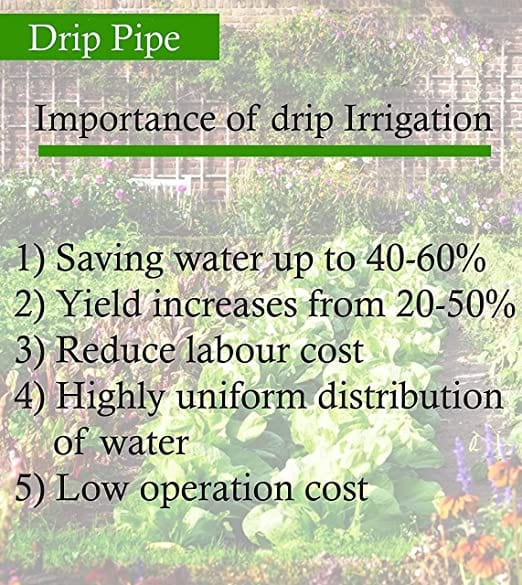 DASHANTRI Drip Irrigation 16mm Main Supply Line Pipe