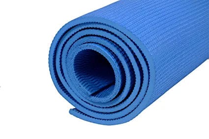 Kushuvi Anti-Skid 6 Feet Long Extra Thick Yoga Mat (Blue)