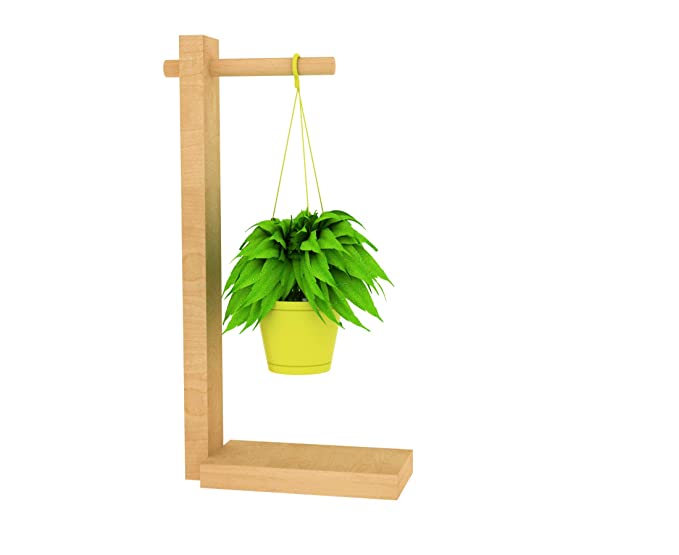 Lycka Wooden Hanging Planter Stand