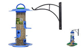 Amijivdaya Hut Bird Feeder With Wall Mount Stand (Large)