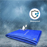 Mipatex Tarapaulin Sheet (3 Feet, 150 GSM, Blue)