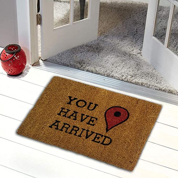 Mats Avenue Destination Theme Coir and Rubber Backed Door Mat (40x60 cm)