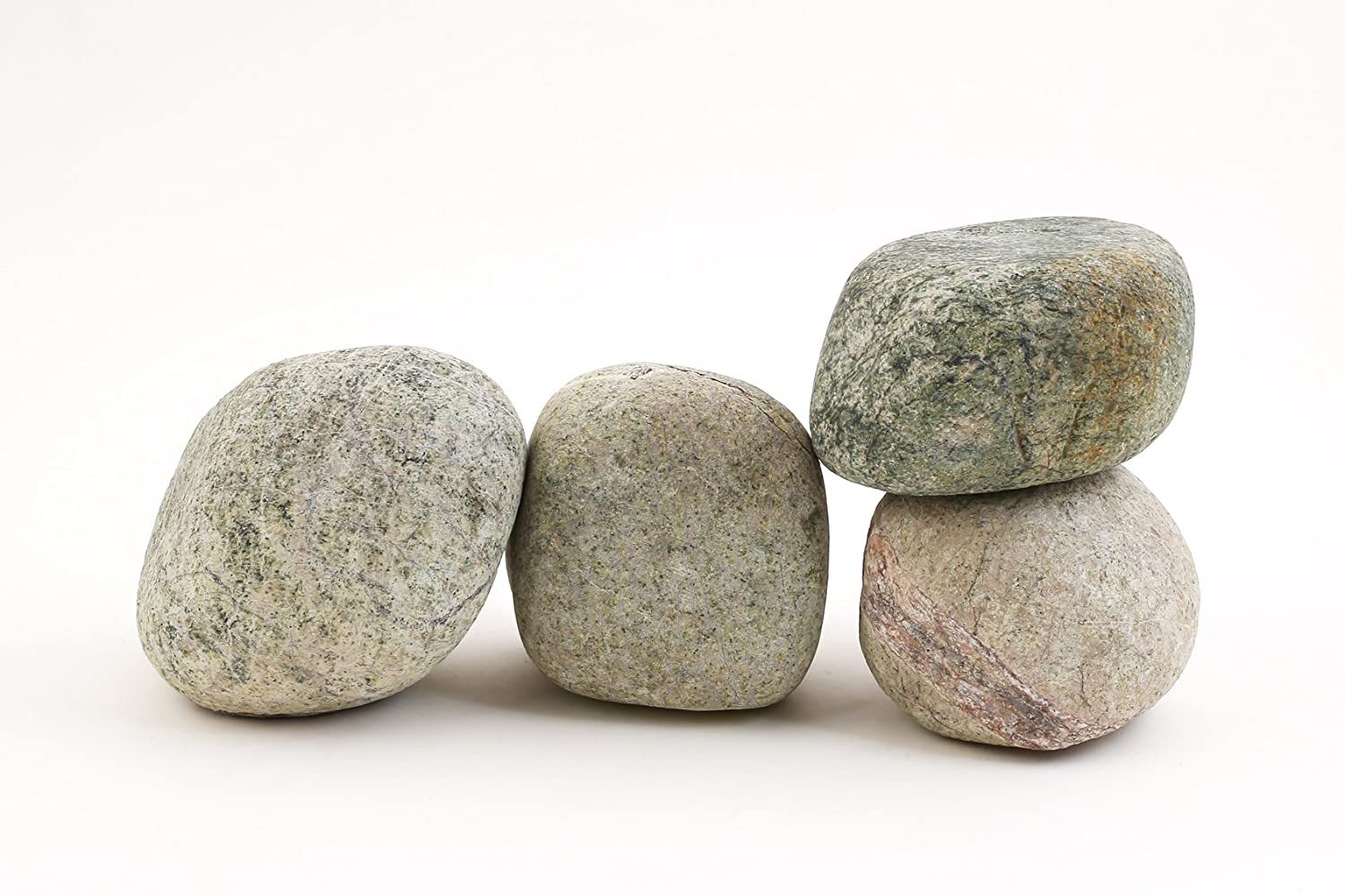 StoneStories Green Pebbles (5 Kgs, 3-5 Inches)