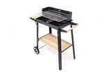 Flareon Charcoal Briquettes Barbecue (BBQ) Portable Grill With Wheels|