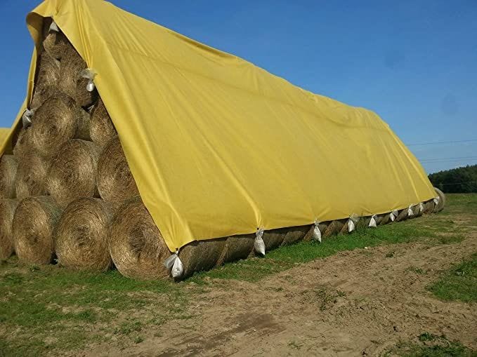 Tuffpaulin 200 GSM Hay Covers Heavy Duty Tarpaulin, 100% Waterproof (60FT X 40FT)