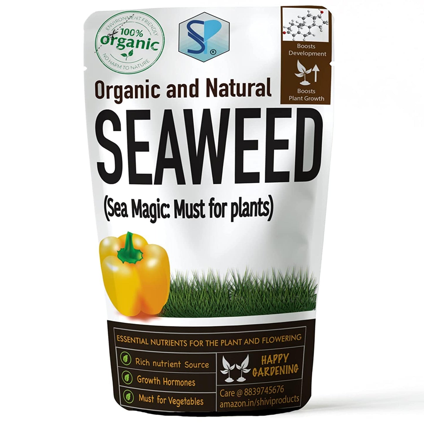 Shiviproducts Seaweed Flakes Powder With Essential Micro Nutrients