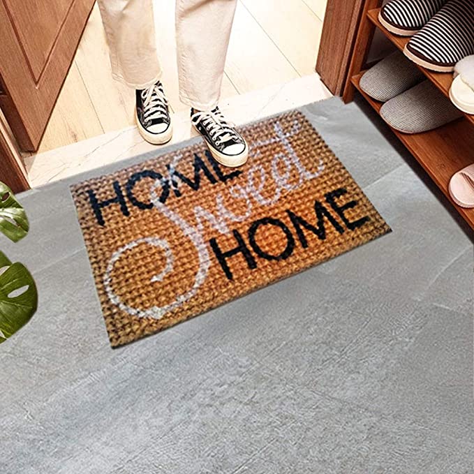 Mats Avenue Two Hand Printed Coir Doormats (40x60cm)