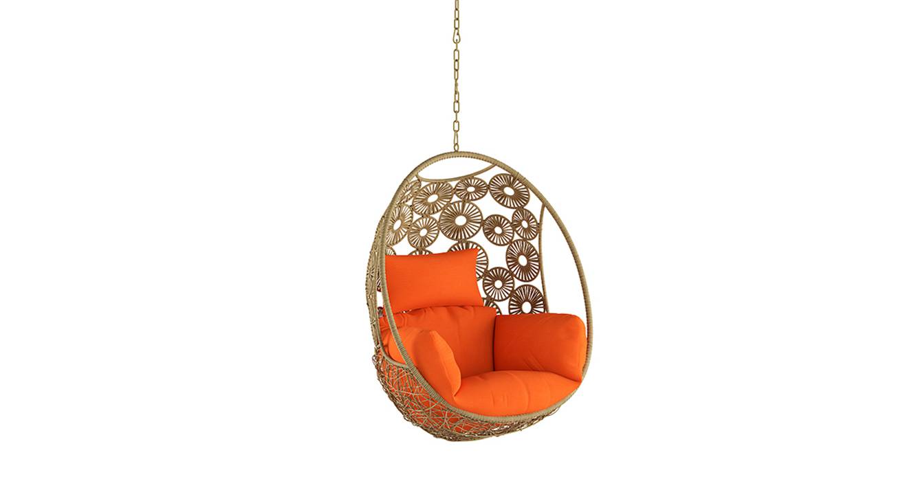 Dreamline Hanging Swing For Balcony & Garden, Single Seater (Without Stand)