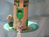 Amijivdaya Bird Feeder With Hut (Large, Multicolour)