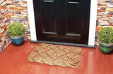 Mats Avenue Hand Made Earth Natural Lovers Knot Coir Door Mat (40 x 60cm)