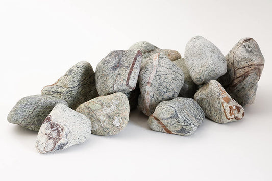 StoneStories Green Pebbles (5 Kgs, 2-3 Inches)