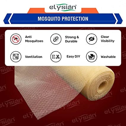 Elysian Mosquito Net Foldable Mesh Protector (Yellow)