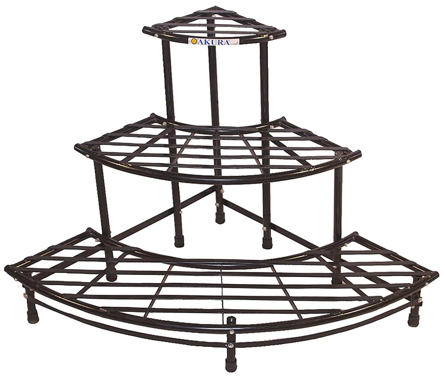 Akura Corner Metal Planter Stand