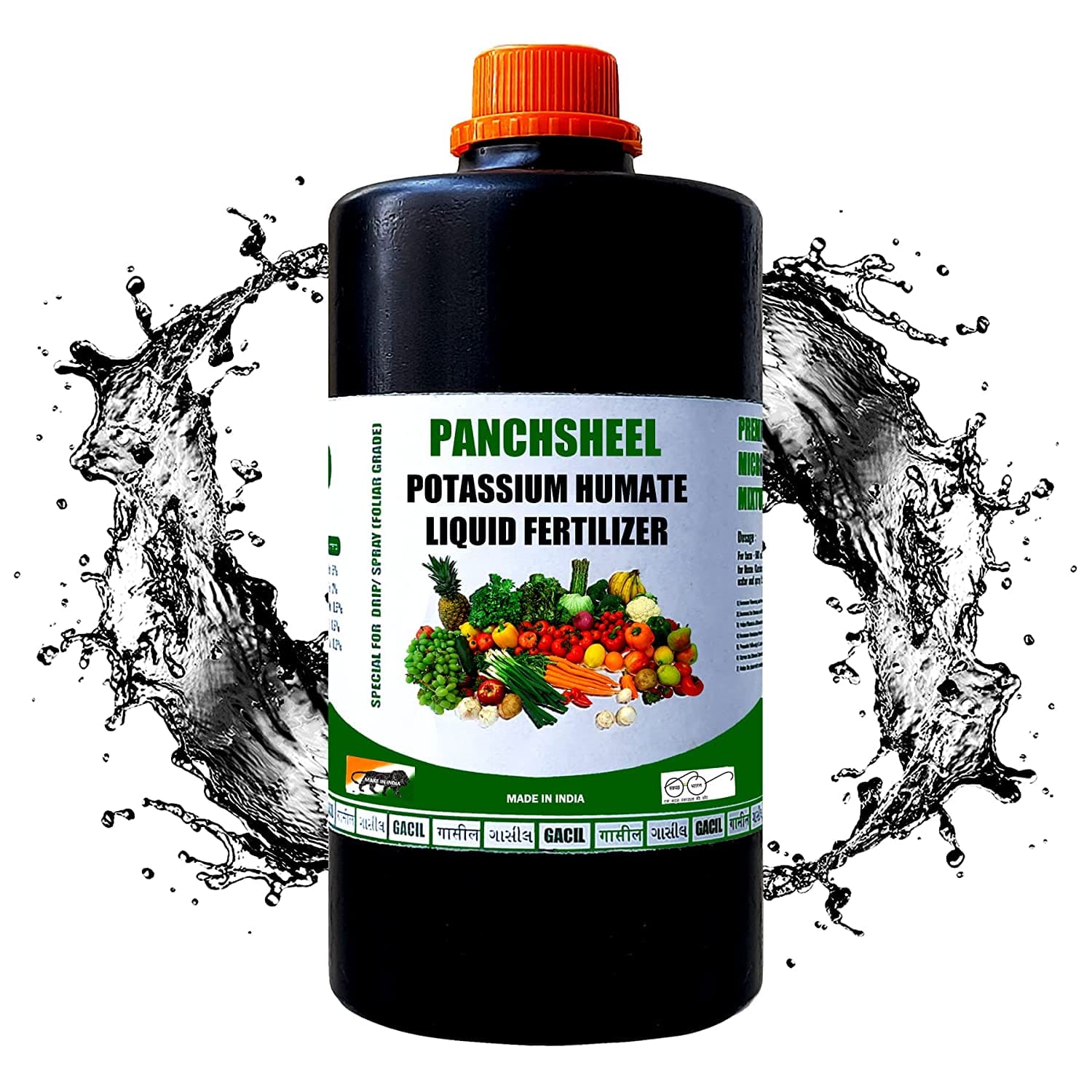 Panchsheel Potassium Humate Organic Liquid Fertilizer (900 ML)