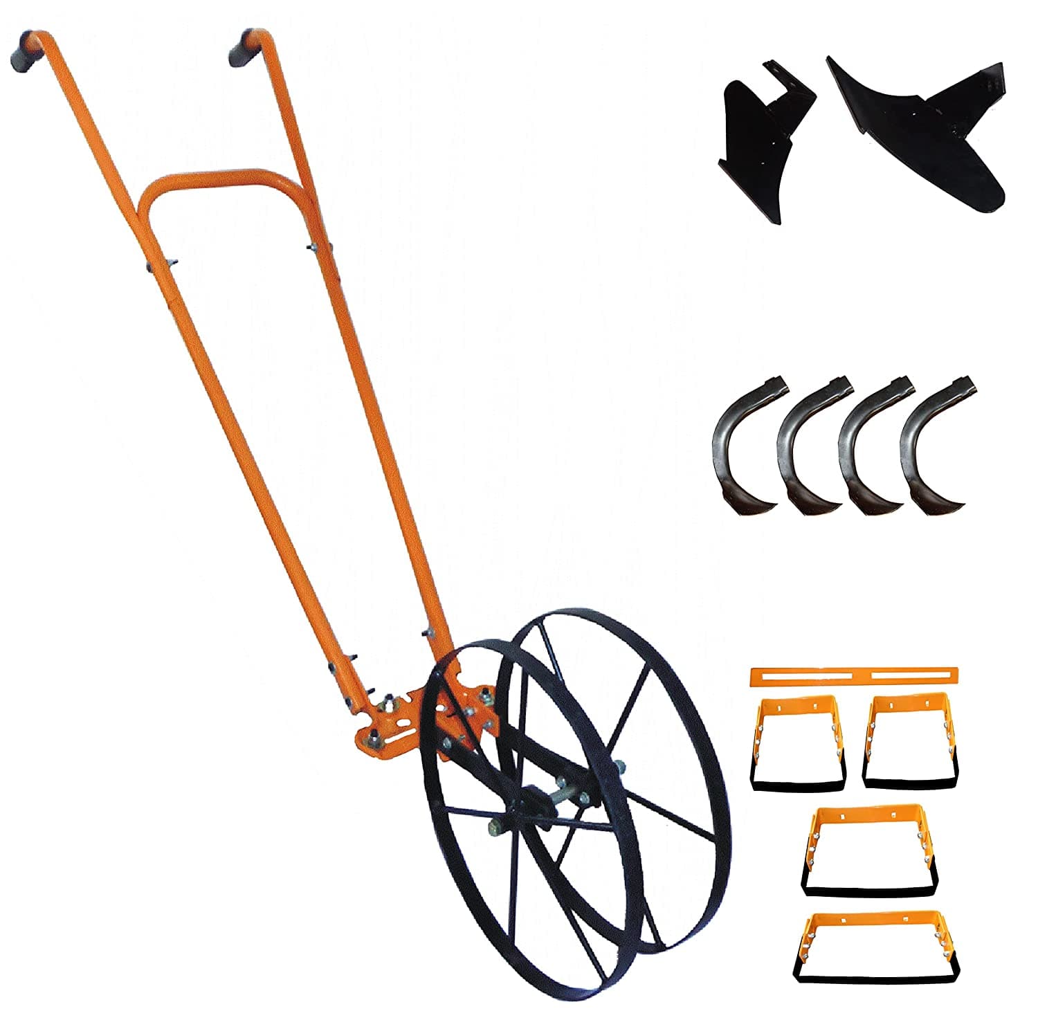 Mahan Manual Wheel Hoe with Oscillating Hoe (Without Marker)