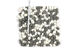 StoneStories Black & White Mixed Extra Small Pebbles (1 Kg, 1/2-1 Inches)