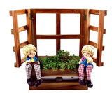 The Weaver's Nest Wooden Wall Mounted Window Planter