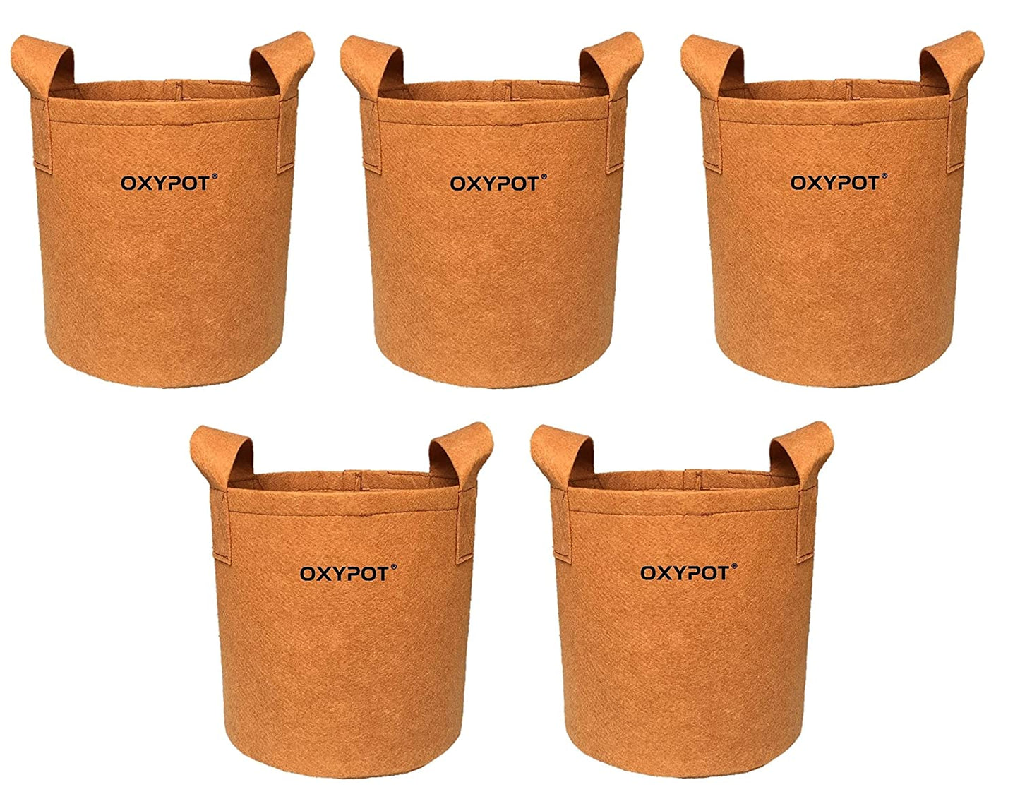 Oxypot Air Pruning Fabric Grow Bags (10 X 10 Inches)- Pack of 5