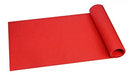 Buy Anti-Skid 6 Feet Long Extra Thick Yoga Mat (YELONZ), Red at Best Price  in India