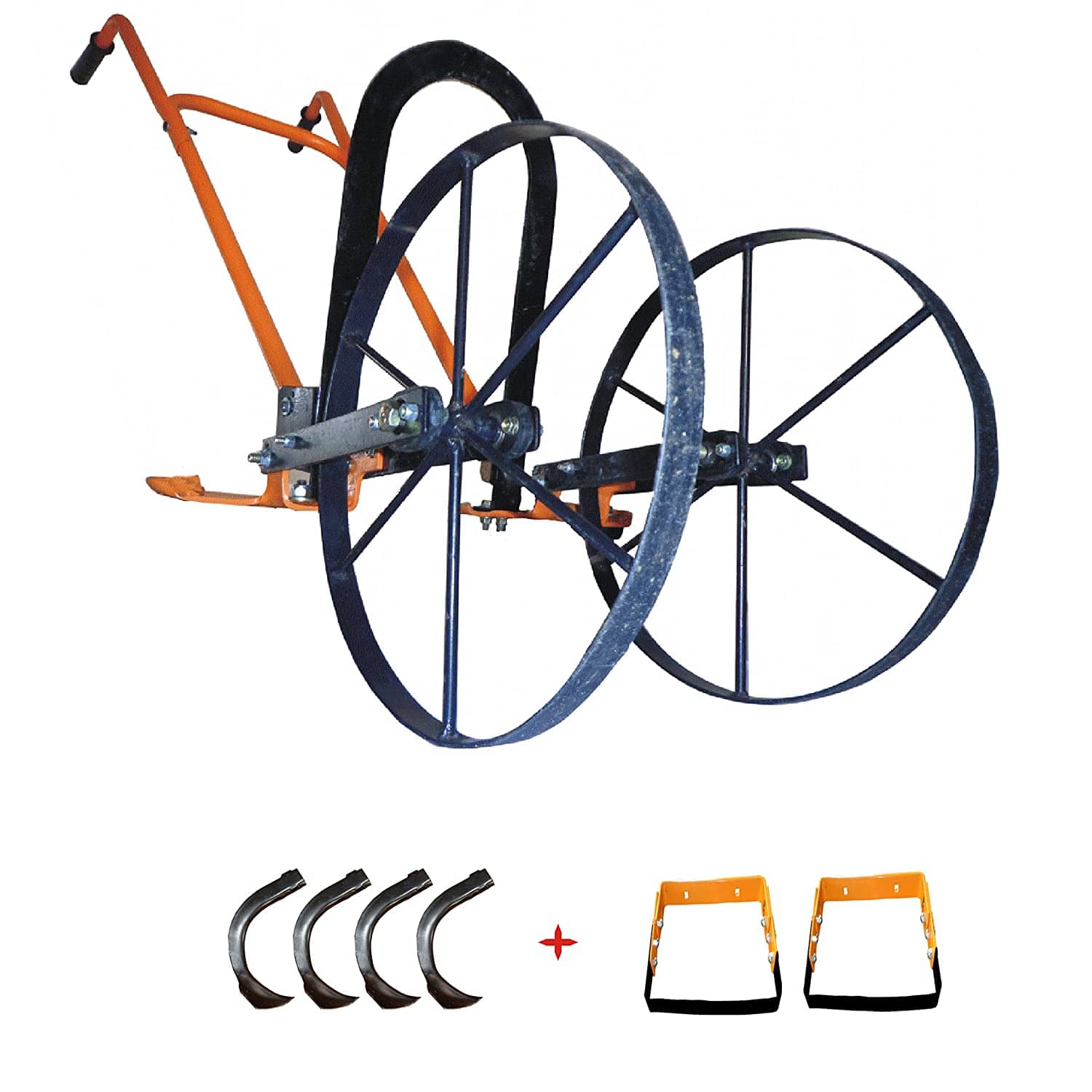 Mahan Manual High Arc Wheel Hoe With Oscillating Hoe And Cultivation Teeth