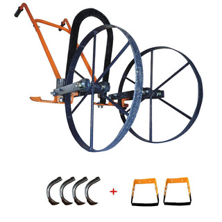 Manual High Arc Wheel Hoe With Oscillating Hoe And Cultivation Teeth