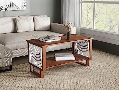 Raytrees Homes Wooden Structural Jali Coffee Table