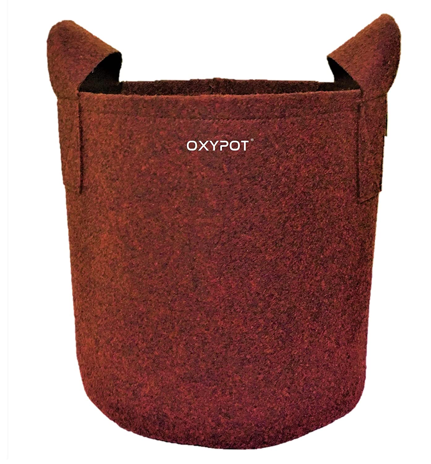 Oxypot 380 Gsm Heavy Duty Geo Fabric Grow Bag (Maroon)12x12 Inches