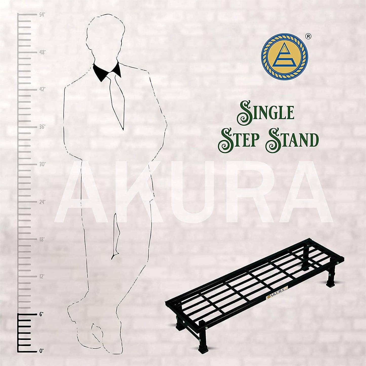 Akura 1-Step Metal Planter Stand