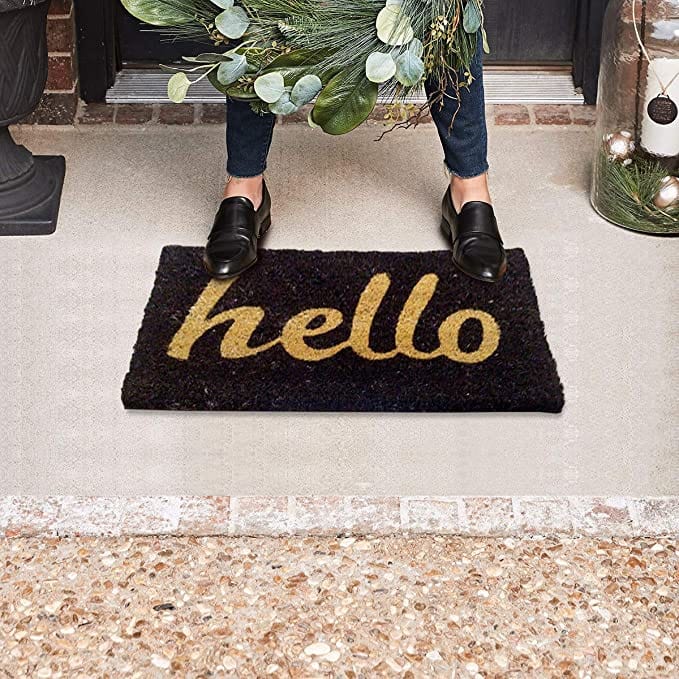 Mats Avenue Coir Door Mat Hello Pattern (40x60cm)