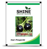 Shine Brand Seeds Heera 10 F1 Brinjal/ Began Seeds (10 Grams)