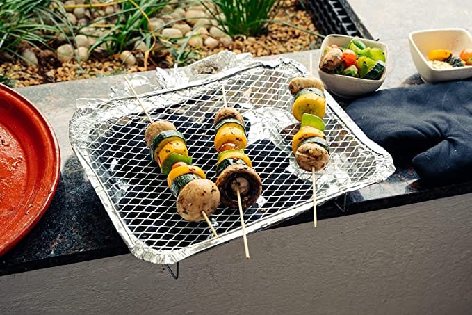 Flareon Bamboo Spears Barbecue(BBQ) Skewers- Pack of 2
