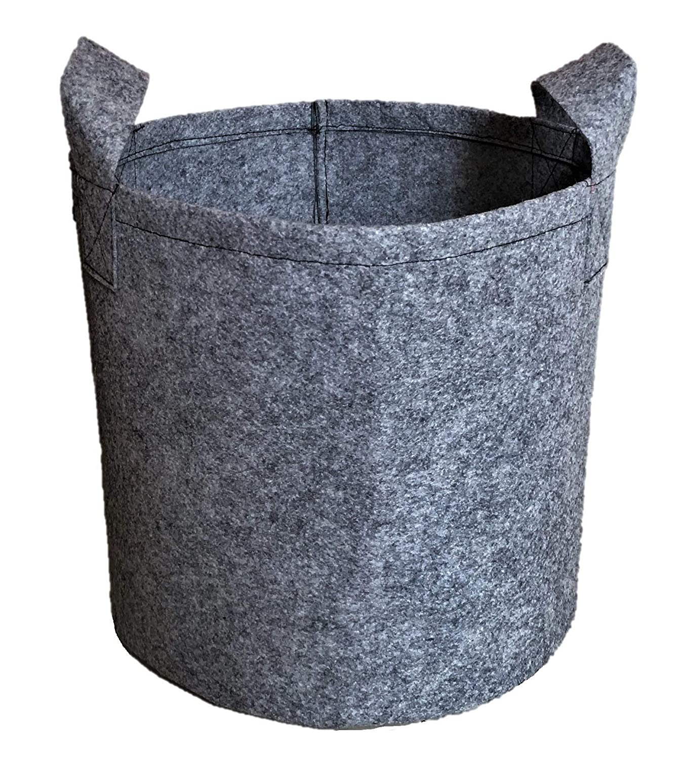 Oxypot Breathable Geo Fabric Grow Bag (12 x 12 Inches, Grey)- Pack of 5