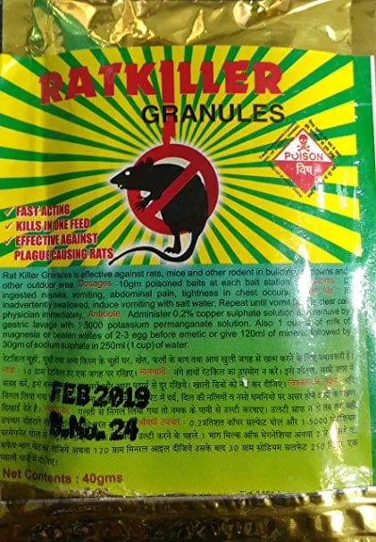 Efficacy Rat Kill Granules