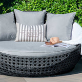Dreamline Outdoor Furniture Poolside Sunbed With Cushion (Grey)