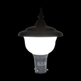 BENE Adam-Style Garden Light 23 Cms - Fitted With 15w White LED (Milky, Grey)