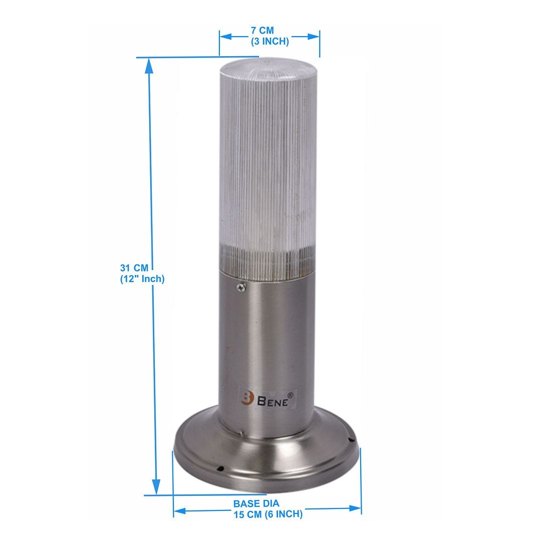 BENE Benjamin Bollard Lights 31 cms (Clear, SS)