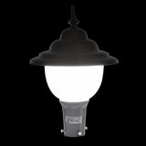 BENE Garden Light Clag 24 Cm Fitted with 15w White LED (Milky, Grey)