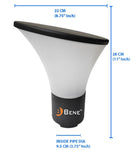 BENE Eden Outdoor Lamp (Grey, 22 Cms)