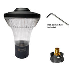 BENE FKoel Outdoor Lamp/Gate Light/Garden Light (Clear, Grey, 19 Cms)