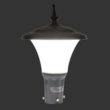 BENE Garden Light Fetor 21 Cms Fitted with 15w White LED (Clear, Grey)