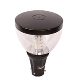 BENE Garden Light Iris 20 Cms Fitted with 15w Warm White LED (Black)