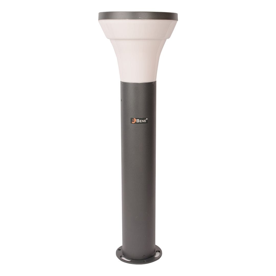 BENE Koel Bollard Aluminium Light 62 cms (Milky ,Grey)